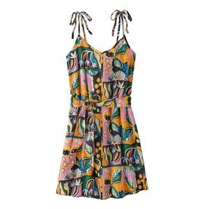 Patagonia Pataloha Tie‎ Dress Floral Hawaiian Print Tie Belt Women's XL  NWT B43